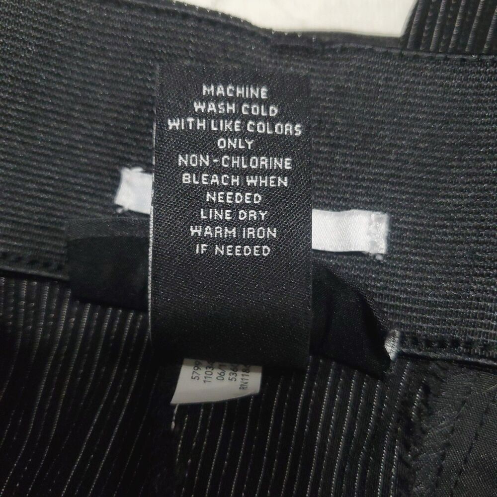 Lane Bryant Black Pin Stripe Dress Pants Trousers Size 18 Regular "The Allie" - Picture 6 of 14
